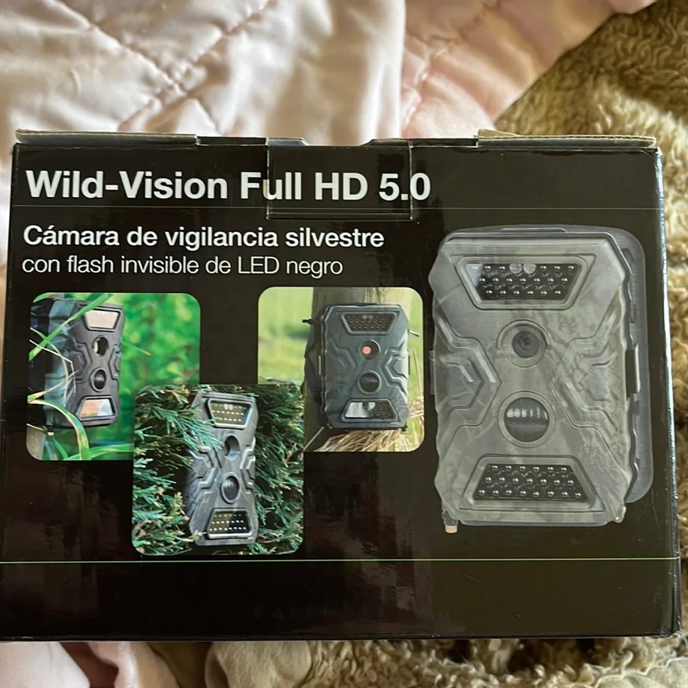 Brand new in the box Wild-vision full HD 5.0 trail and security camera.